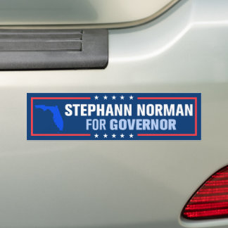 Stephann Norman for Florida Governor Autoaufkleber