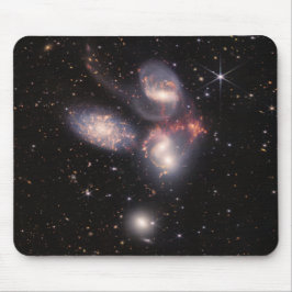 Stephans Quintet 5 Galaxien in Deep Field   Mousepad
