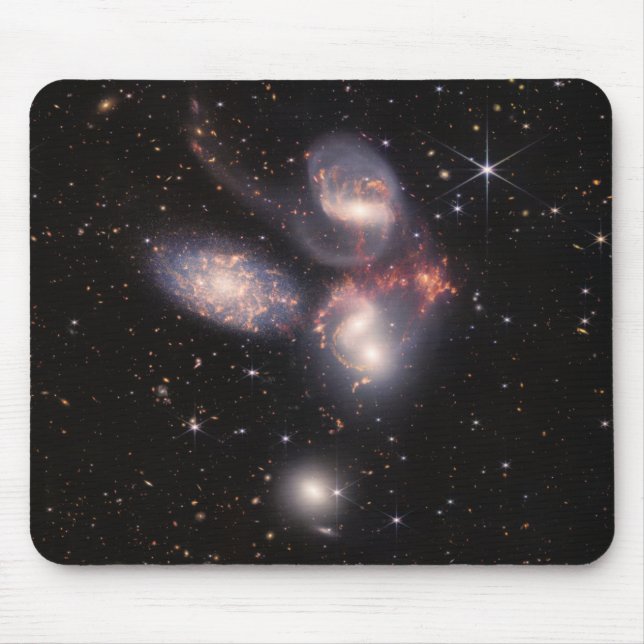 Stephans Quintet 5 Galaxien in Deep Field   Mousepad (Vorne)