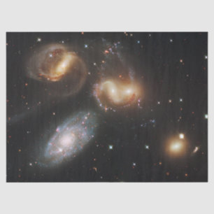 Stephans Quintet: Galaxie-Galaktische Trümmer Seidenpapier