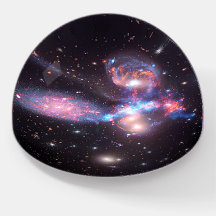 Stephans Quintet-Galaxien | Hubble & JWST