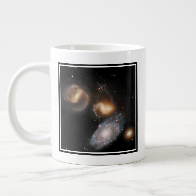 Stephans Quintet-Galaxien Jumbo-Tasse (Links)