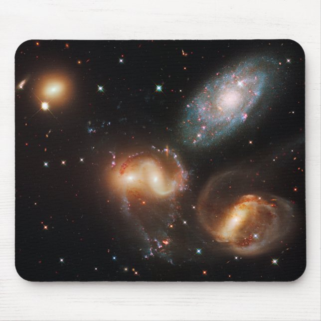 Stephans Quintet-Galaxy-Cluster Mousepad (Vorne)