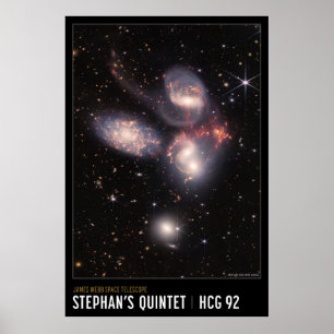 Stephans Quintet Poster