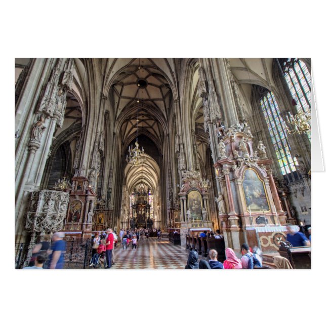 Stephansdom, Wien Österreich (Vorderseite (Horizontal))