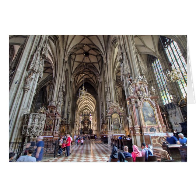 Stephansdom, Wien Österreich (Vorderseite (Horizontal))