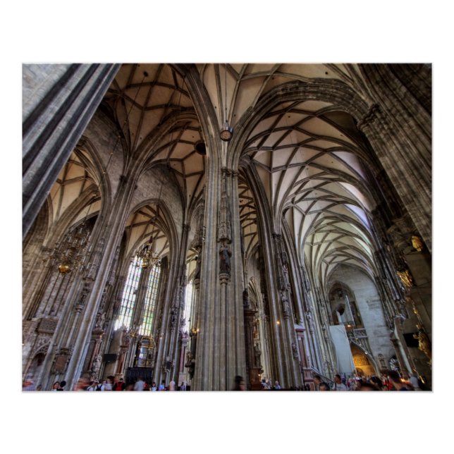 Stephansdom, Wien Österreich Poster (Vorderseite)