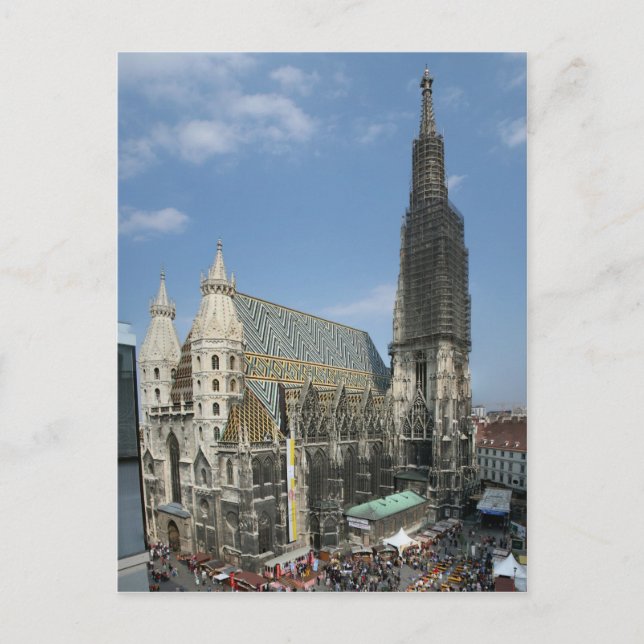 Stephansdom, Wien Österreich Postkarte (Vorderseite)