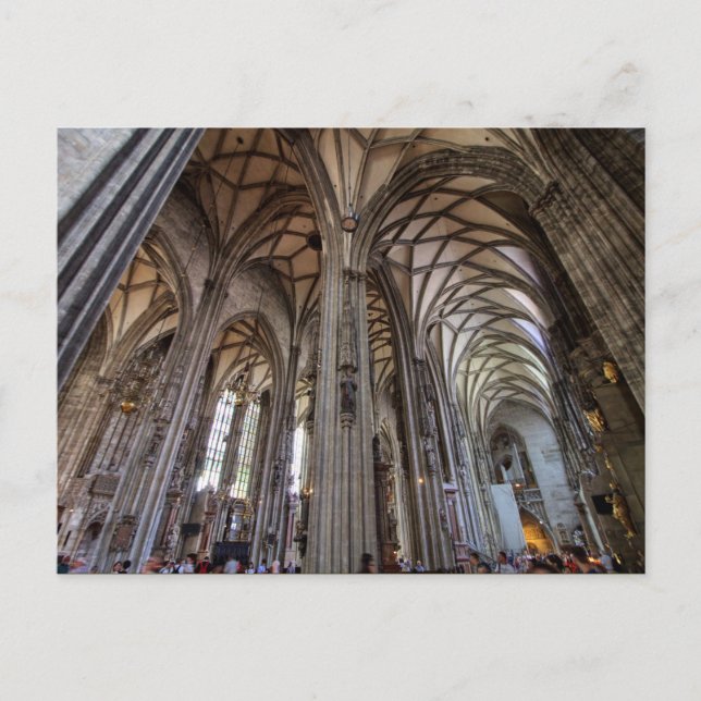 Stephansdom, Wien Österreich Postkarte (Vorderseite)