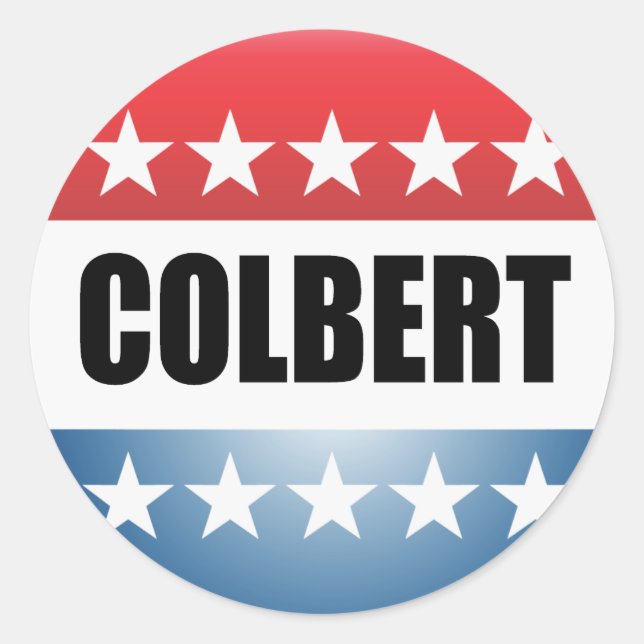 STEPHEN COLBERT RUNDER AUFKLEBER (Vorderseite)