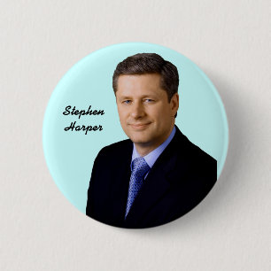 Stephen Harper Button