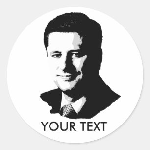 Stephen Harper Runder Aufkleber