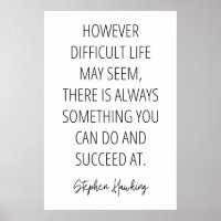 Stephen Hawking Inspiration Zitat
