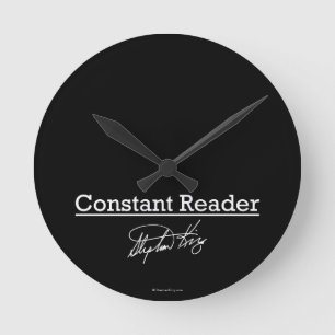 Stephen King, Constant Reader Runde Wanduhr