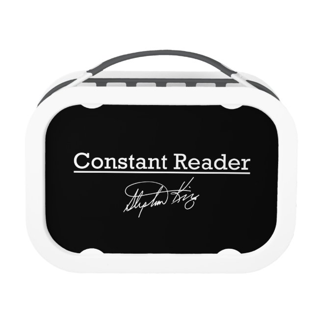 Stephen King, konstanter Leser Brotdose (Vorderseite)