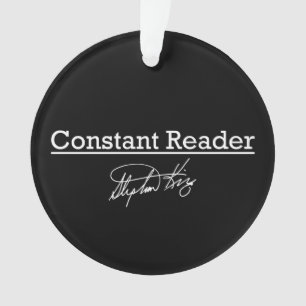 Stephen King, konstanter Leser Ornament