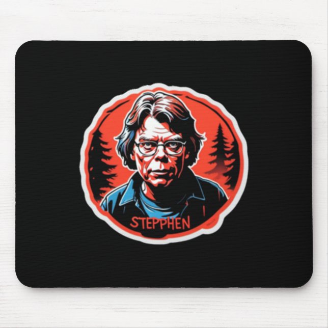 Stephen King Sticker Mousepad (Vorne)