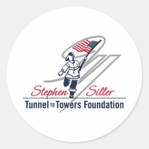 Stephen Siller Tunnel to Tower Foundation Runder Aufkleber