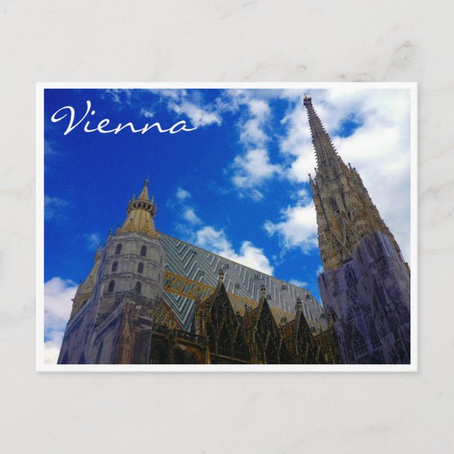 Stephens vienna blau postkarte (Vorderseite)