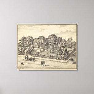 Stephens Wohnsitz, Waldland Leinwanddruck
