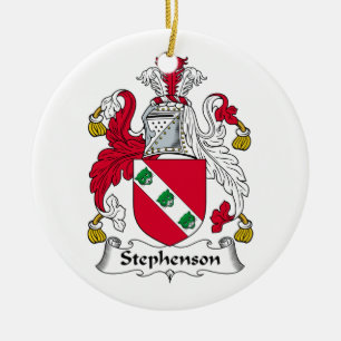 Stephenson-Familienwappen Keramikornament
