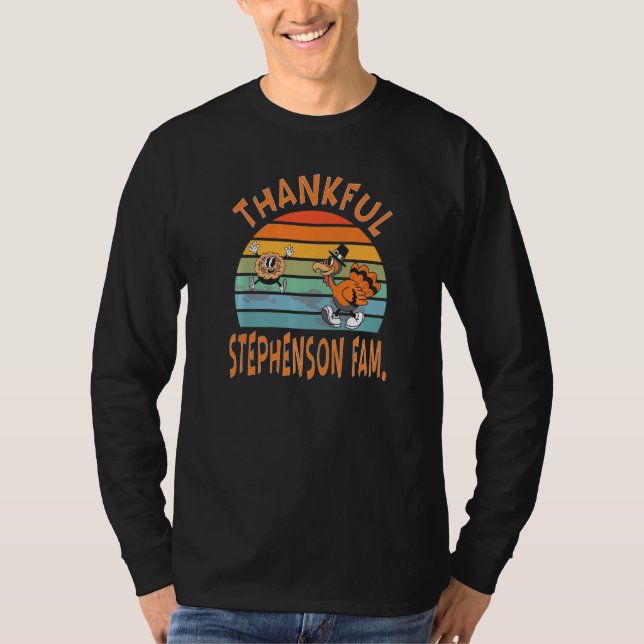 Stephenson Family  Thanksgiving Reunion Party T-Shirt (Vorderseite)
