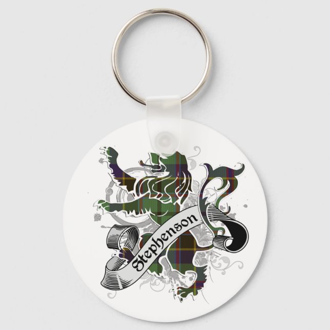 Stephenson Tartan Lion Schlüsselanhänger (Vorderseite)