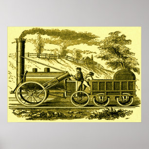 Stephensons Rocket Poster