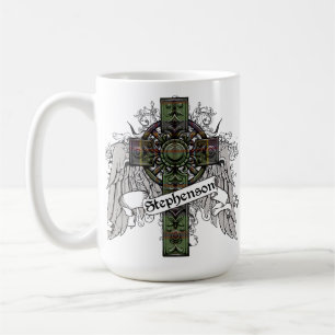 Stephensontartan-Kreuz Tasse