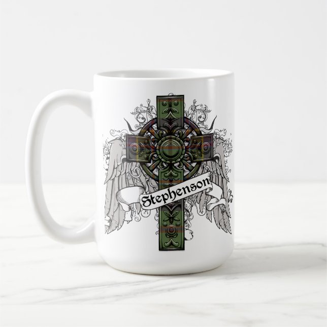 Stephensontartan-Kreuz Tasse (Links)