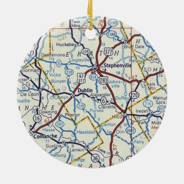 Stephenville Commander and Dublin Ornament (Hinten)