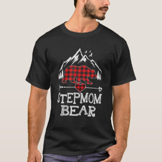 StepMom Bear, Red Buffalo Kariert StepMom Bear Paj T-Shirt