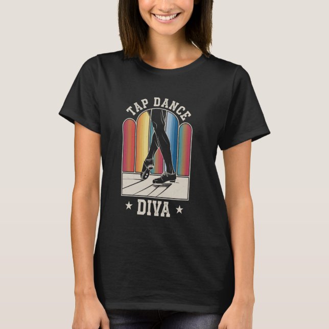 Stepp-Tanz-Diva Stepp-Tanz T-Shirt (Vorderseite)