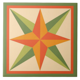 Steppdecke Trivet - abgeschrägter Stern-Block Fliese