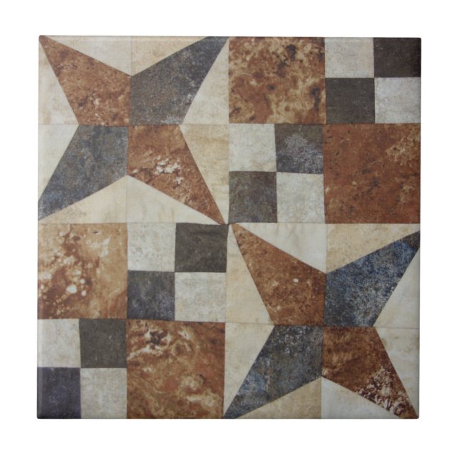 Steppdecken-Block-Fliese Fliese (Vorderseite)