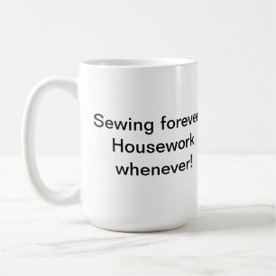 Steppdecken-Block-Zitat-Tasse Tasse