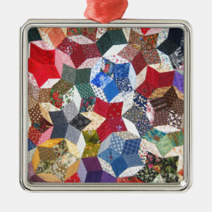 Steppdecken-Gewebe Ornament Aus Metall