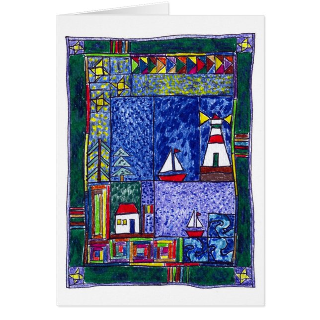 Steppdecken-Reihe (Vorne)