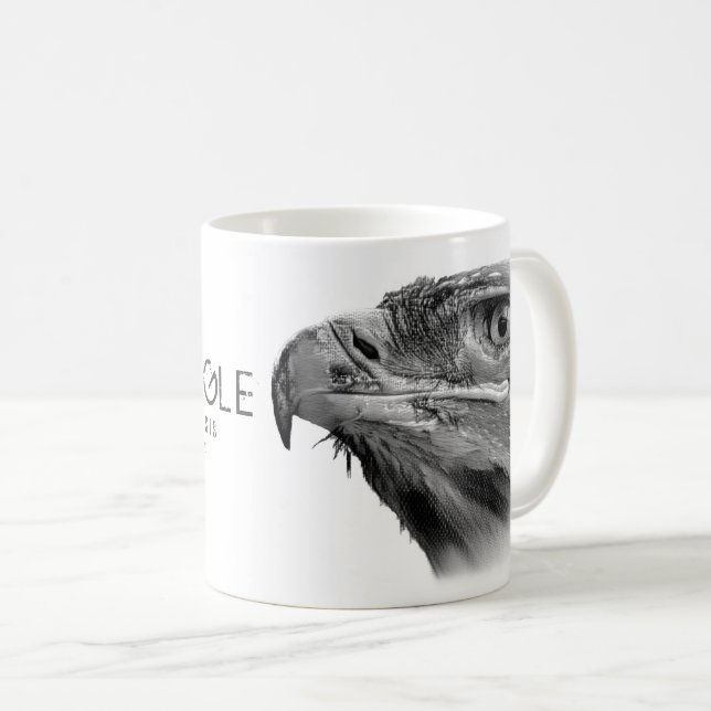 Steppe Eagle Kaffeetasse (VorderseiteRechts)
