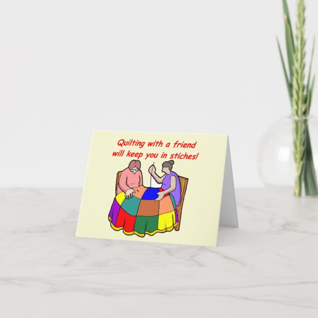 Steppen mit einem Freund Karte (Vorderseite)