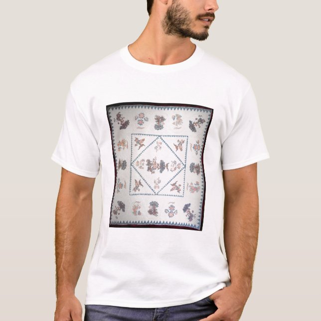 Steppen Sie "im Broderie Perse", c.1800 T-Shirt (Vorderseite)