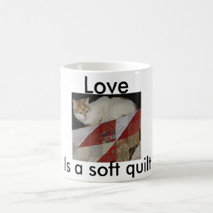 steppen Sie mit Katze - Kopie, Liebe, ist eine Kaffeetasse