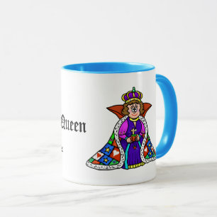 Steppende Königin-Tasse - fertigen Sie mit Namen Tasse