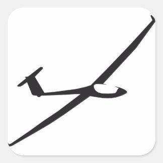 Steppengleiter Quadratischer Aufkleber