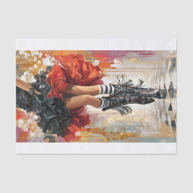 Stepping Into My Purpose10 Seidenpapier (Vorderseite)