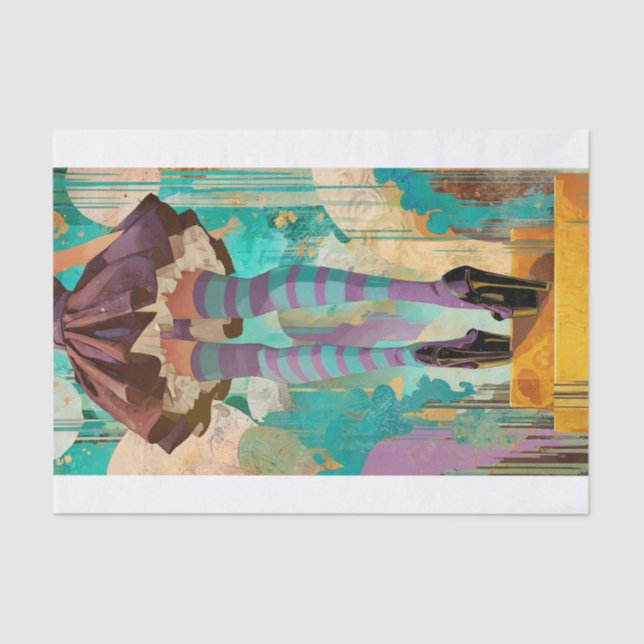 Stepping Into My Purpose3 Seidenpapier (Vorderseite)