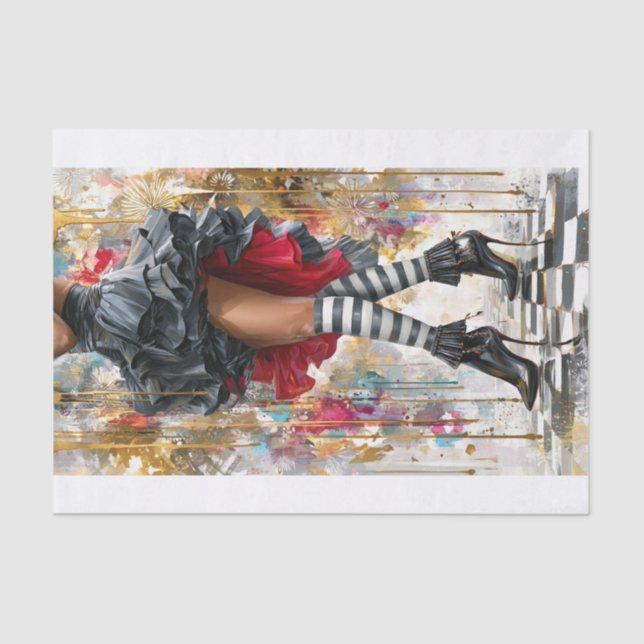 Stepping Into My Purpose7 Seidenpapier (Vorderseite)