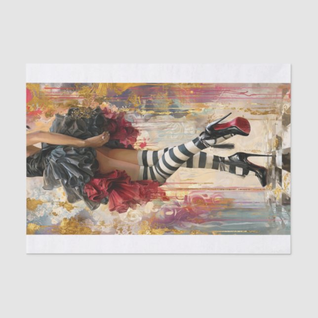 Stepping Into My Purpose9 Seidenpapier (Vorderseite)