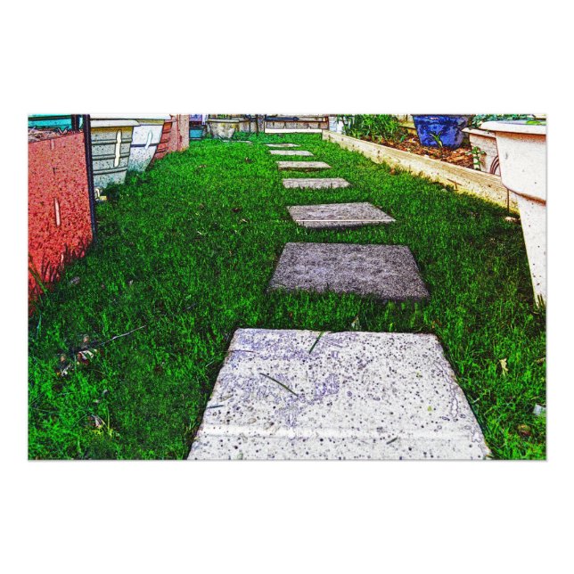 Stepping Stones by Shirley Taylor Fotodruck (Vorne)
