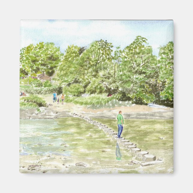 'Stepping Stones' Magnet (Vorne)